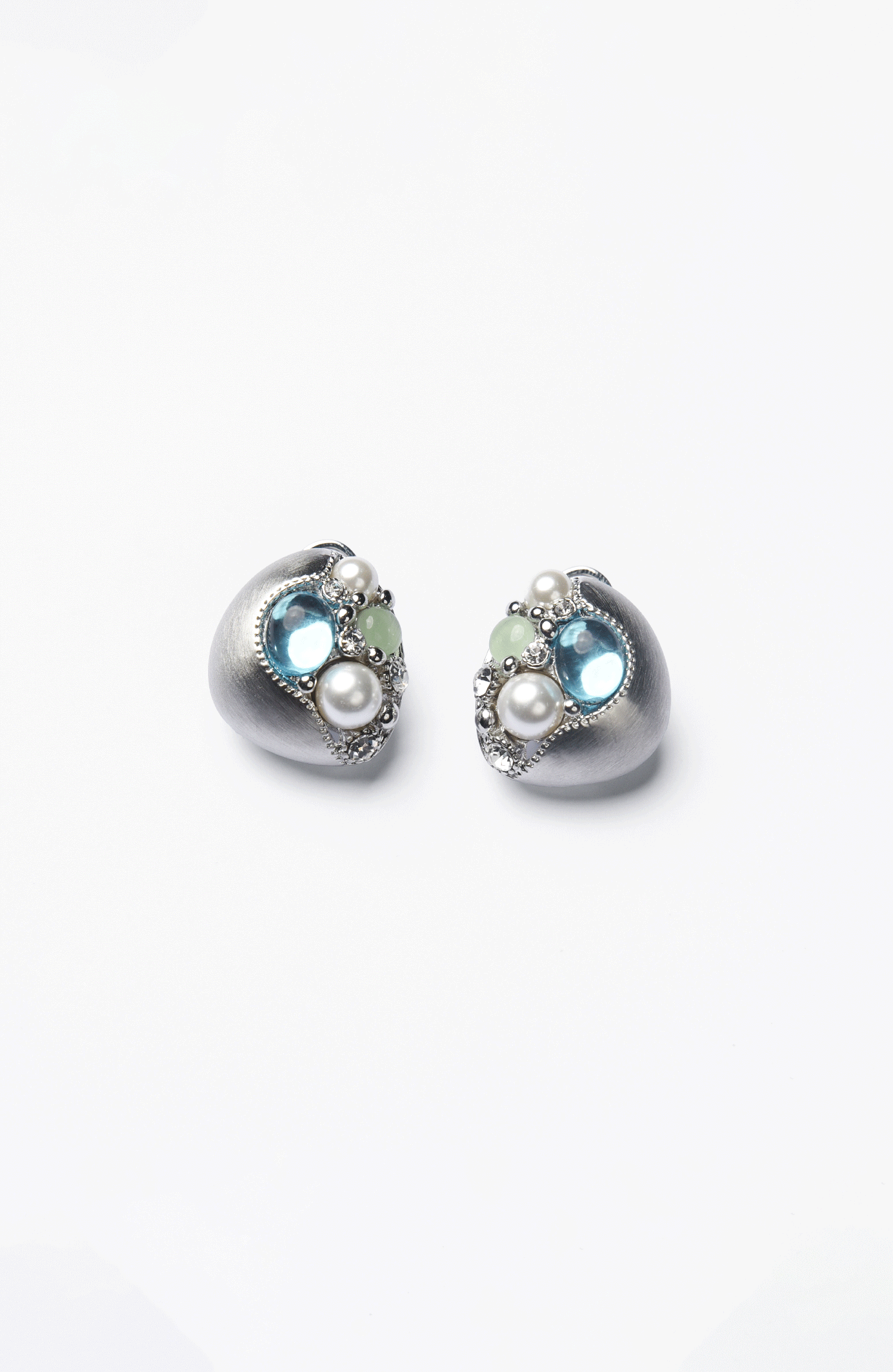 Azure Pearl Studs