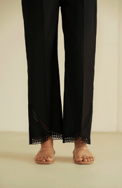 Embroidered Straight Trouser