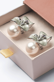 Pearl Petal Studs