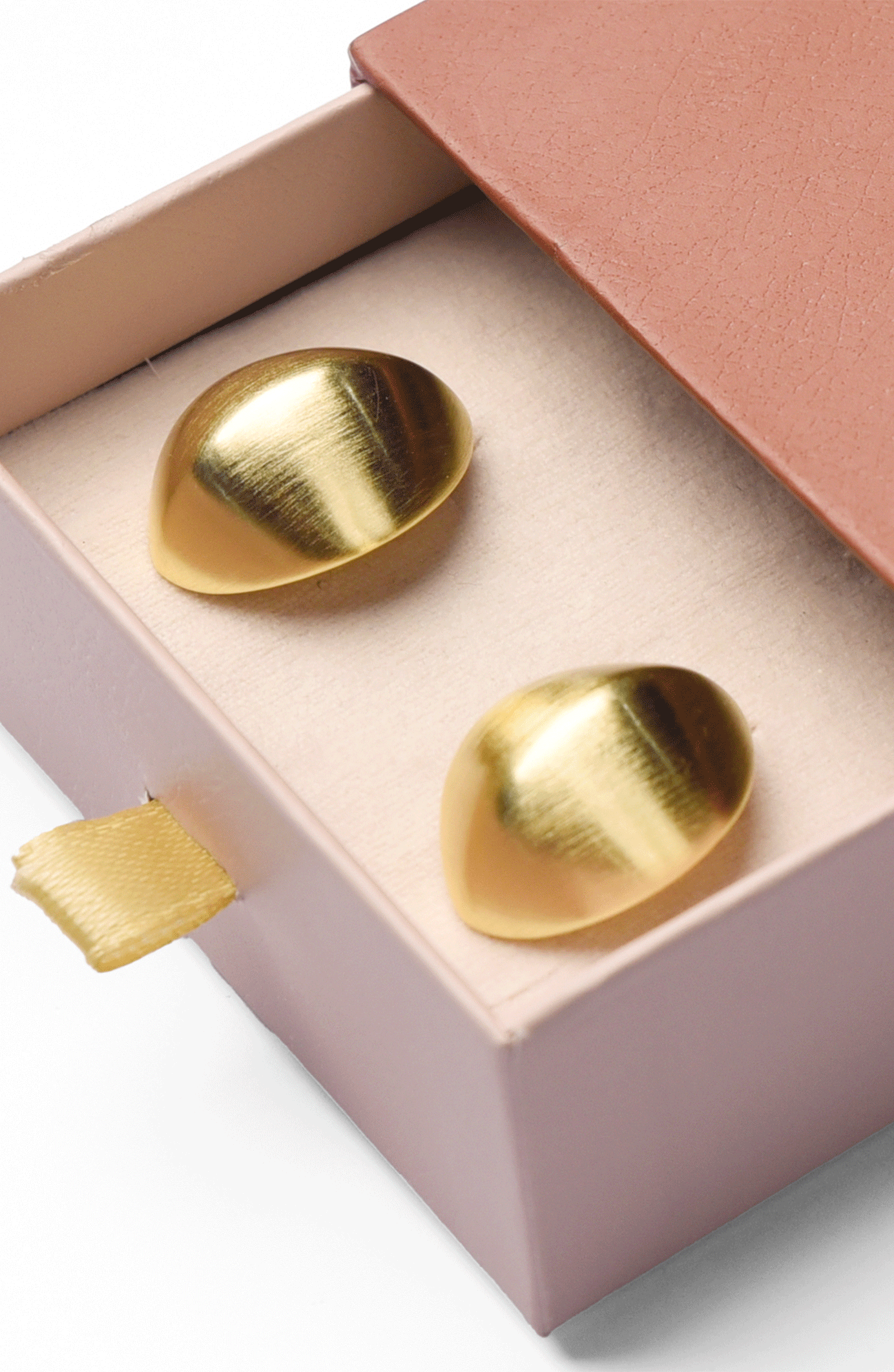 Golden Curve Studs