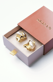 Sculpted Shell Studs