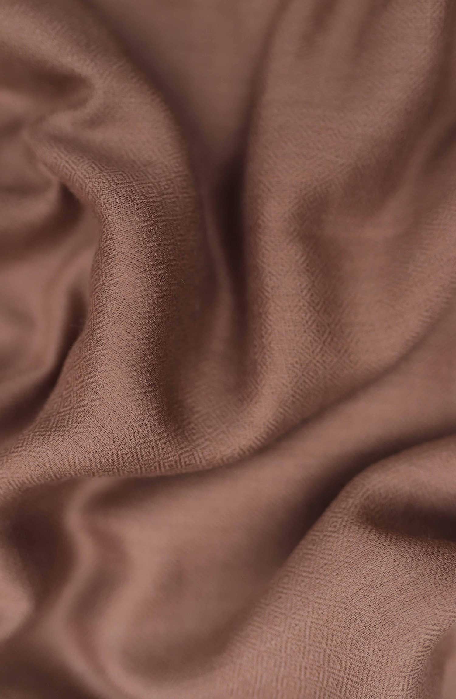 Wool Shawl - Light Brown