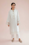 Textured Lawn Ready To Wear for Women In White Color