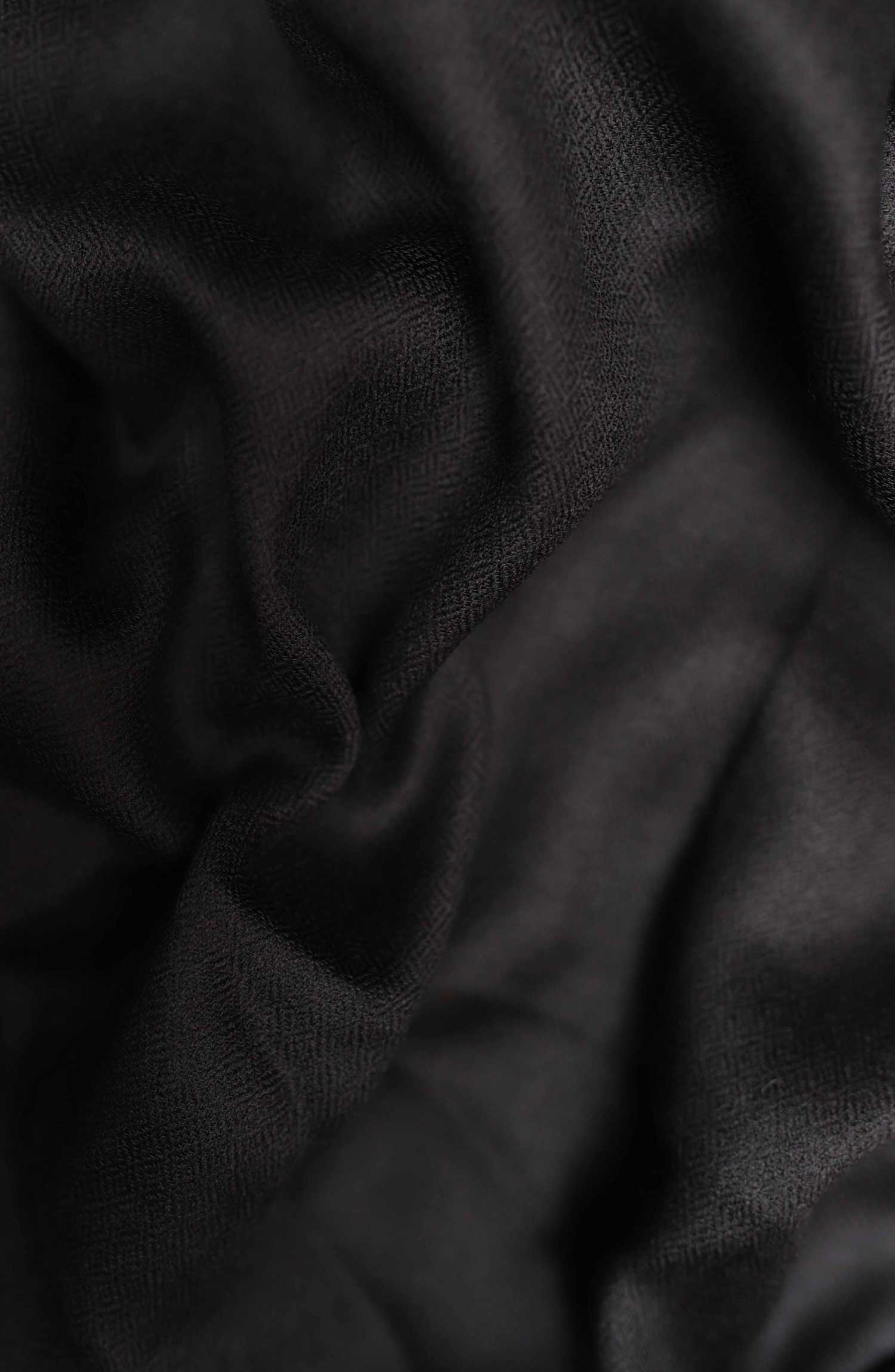 Wool Shawl - Charcoal